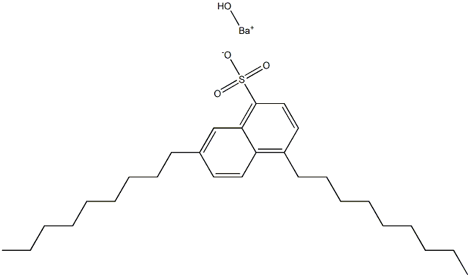 4,7-Dinonyl-1-naphthalenesulfonic acid hydroxybarium salt