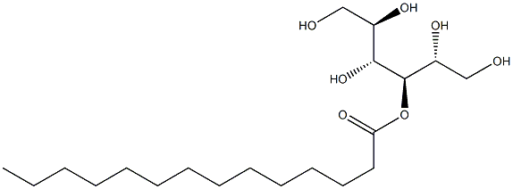 D-Mannitol 3-tetradecanoate 结构式