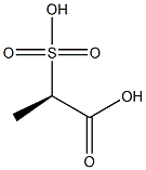 [R,(+)]-2-スルホプロピオン酸 化学構造式