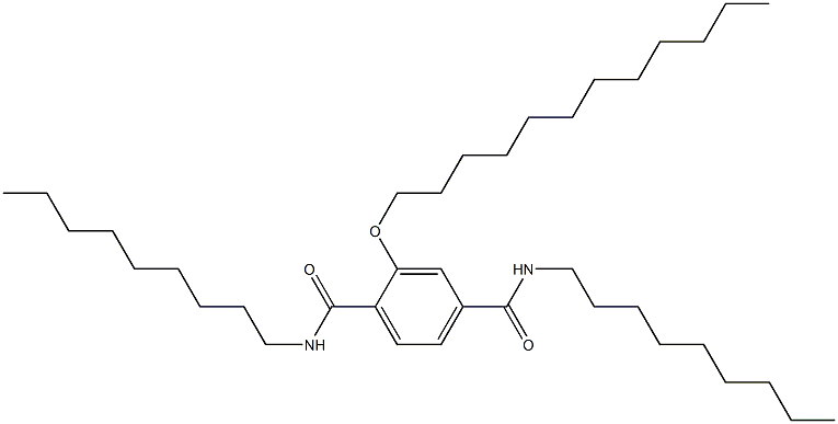 2-(Dodecyloxy)-N,N'-dinonylterephthalamide,,结构式