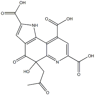  5-Acetonyl-4,5-dihydro-5-hydroxy-4-oxo-1H-pyrrolo[2,3-f]quinoline-2,7,9-tricarboxylic acid