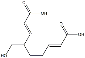 Bisacrylic acid 1-(hydroxymethyl)-1,3-propanediyl ester Structure