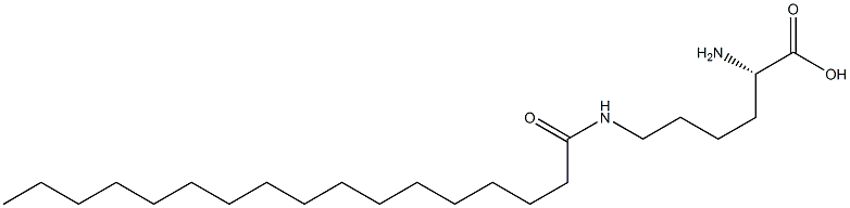 N6-Heptadecanoyllysine Structure