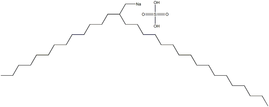 Sulfuric acid 2-tridecylnonadecyl=sodium salt