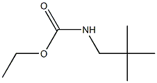 N-(2,2-Dimethylpropyl)carbamic acid ethyl ester Structure