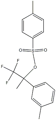 4-Methylbenzenesulfonic acid 1-(trifluoromethyl)-1-(3-methylphenyl)ethyl ester