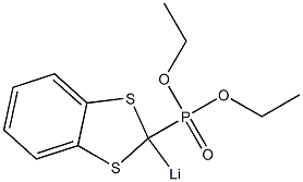  (2-Lithio-1,3-benzodithiol-2-yl)phosphonic acid diethyl ester