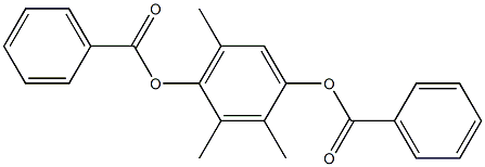 Bisbenzoic acid 2,3,5-trimethyl-1,4-phenylene ester