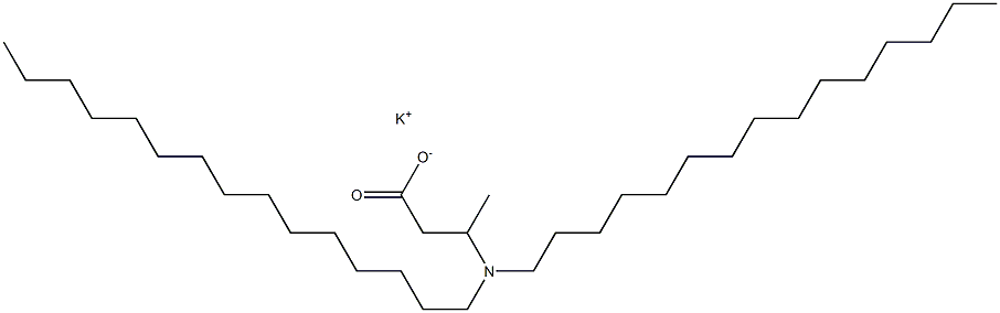 3-(Dipentadecylamino)butyric acid potassium salt 结构式