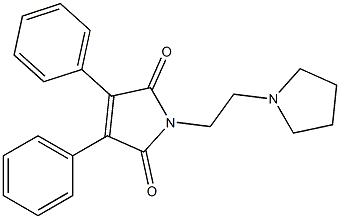 3,4-Diphenyl-1-[2-(pyrrolidin-1-yl)ethyl]-1H-pyrrole-2,5-dione|