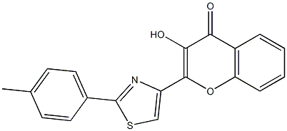  2-[2-(4-Methylphenyl)thiazol-4-yl]-3-hydroxychromone