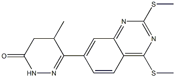 4,5-Dihydro-5-methyl-6-[2,4-bis(methylthio)quinazolin-7-yl]pyridazin-3(2H)-one