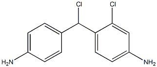 (4-Aminophenyl)(2-chloro-4-aminophenyl)chloromethane Structure