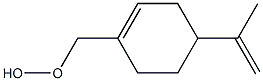 p-Mentha-1,8-dien-7-yl hydroperoxide Structure