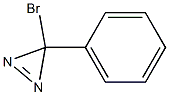 3-Phenyl-3-bromo-3H-diazirine,,结构式