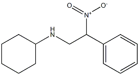 2-フェニル-2-ニトロ-N-シクロヘキシルエタンアミン 化学構造式
