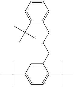 1-(2,5-Di-tert-butylphenyl)-3-(2-tert-butylphenyl)propane 结构式