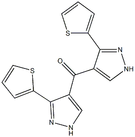 (2-Thienyl)(1H-pyrazol-4-yl) ketone,,结构式