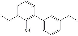 6-(3-エチルフェニル)-2-エチルフェノール 化学構造式