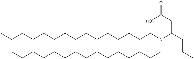 3-(Dipentadecylamino)hexanoic acid,,结构式