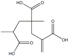 1-Hexene-2,4,6-tricarboxylic acid 4,6-dimethyl ester,,结构式