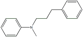 N-(3-Phenylpropyl)-N-methylaniline Structure