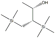 (2S,3S)-1,2-ビス(トリメチルシリル)ブタン-3-オール 化学構造式