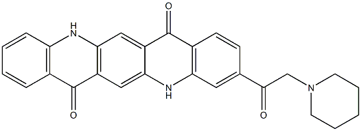 5,12-Dihydro-3-(piperidinomethylcarbonyl)quino[2,3-b]acridine-7,14-dione