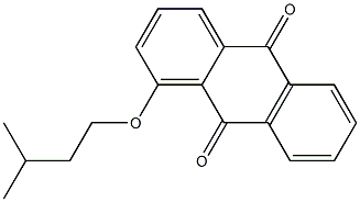 1-(Isoamyloxy)anthraquinone 结构式