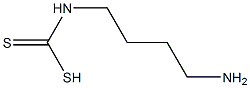 N-(4-Aminobutyl)dithiocarbamic acid Structure