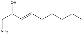 1-Amino-3-nonen-2-ol Structure