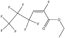 (E)-2,4,4,5,5,6,6,6-Octafluoro-2-hexenoic acid ethyl ester 结构式