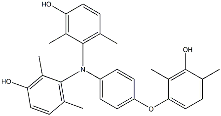 N,N-Bis(3-hydroxy-2,6-dimethylphenyl)-4-(3-hydroxy-2,4-dimethylphenoxy)benzenamine