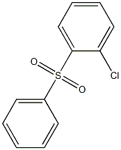 フェニル2-クロロフェニルスルホン 化学構造式
