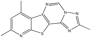 2,7,9-Trimethylpyrido[3',2':4,5]thieno[2,3-e][1,2,4]triazolo[1,5-c]pyrimidine