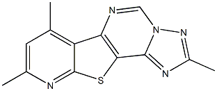 2,7,9-Trimethylpyrido[3',2':4,5]thieno[2,3-e][1,2,4]triazolo[1,5-c]pyrimidine|