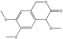 4,6,7-Trimethoxyisochroman-3-one 结构式