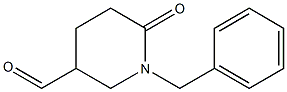 1-Benzyl-6-oxopiperidine-3-carbaldehyde Struktur