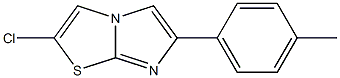 2-クロロ-6-(4-メチルフェニル)イミダゾ[2,1-b]チアゾール 化学構造式
