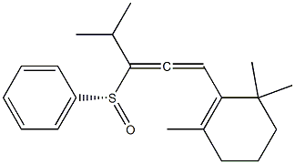 2-[(R)-4-Methyl-3-phenylsulfinyl-1,2-pentadien-1-yl]-1,3,3-trimethyl-1-cyclohexene