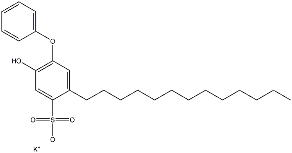 6-Hydroxy-3-tridecyl[oxybisbenzene]-4-sulfonic acid potassium salt