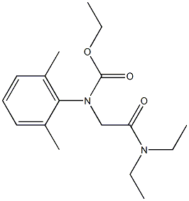 N-(Diethylcarbamoylmethyl)-2,6-dimethylcarbanilic acid ethyl ester|