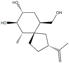 (2R,5S,6S,7R,8R,10R)-7,8-Dihydroxy-6-methyl-2-(1-methylethenyl)spiro[4.5]decane-10-methanol