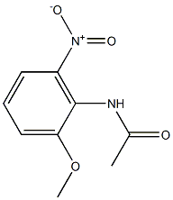 2'-Methoxy-6'-nitroacetanilide Struktur