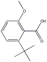 2-(1,1-ジメチルエチル)-6-メトキシ安息香酸 化学構造式