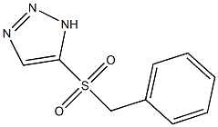 4-Benzylsulfonyl-3H-1,2,3-triazole Struktur
