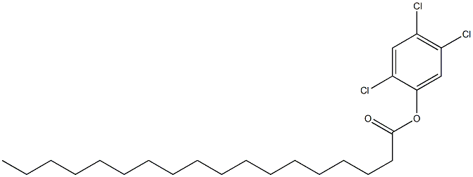 Octadecanoic acid 2,4,5-trichlorophenyl ester Structure