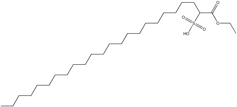 1-Ethoxycarbonyl-1-tricosanesulfonic acid 结构式