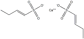 Bis(1-butene-1-sulfonic acid)calcium salt,,结构式