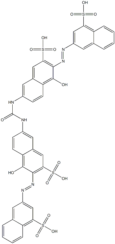 7,7'-(Carbonyldiimino)bis[4-hydroxy-3-[(4-sulfo-2-naphthalenyl)azo]-2-naphthalenesulfonic acid]